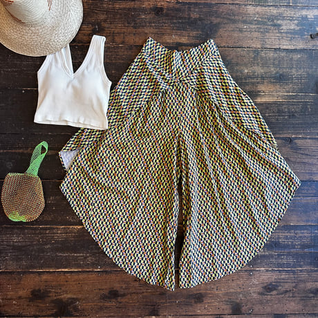 flare side up relax pants
