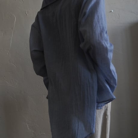 gaze cotton shirt - cold colors -
