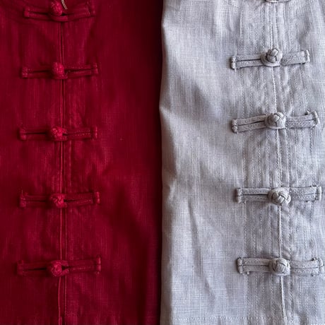 linen china blouse