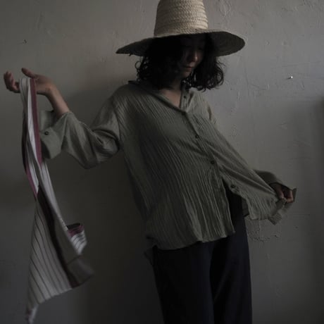 gaze cotton shirt - cold colors -
