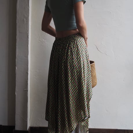 flare side up relax pants