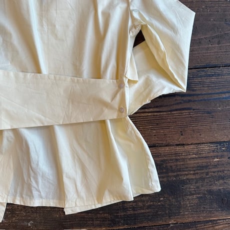 belt asymmetric blouse