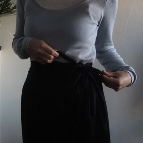 ribbon wrap pants