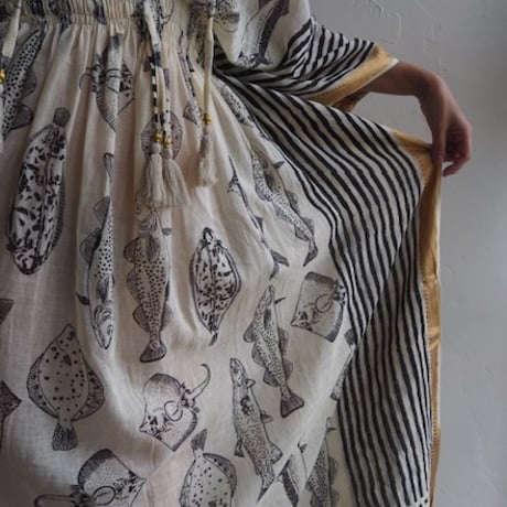 cotton caftan dress