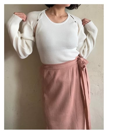 rib knit cami cardigan set