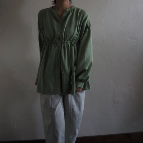 waist ribbon shirt