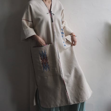 Indigenous embroidered dress