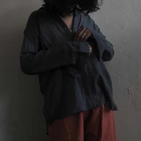 gaze cotton shirt - cold colors -
