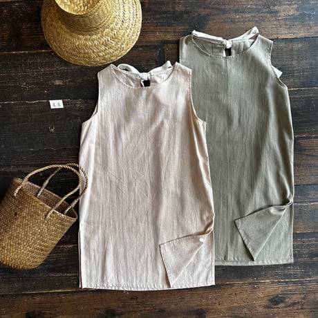 back ribbon tunic