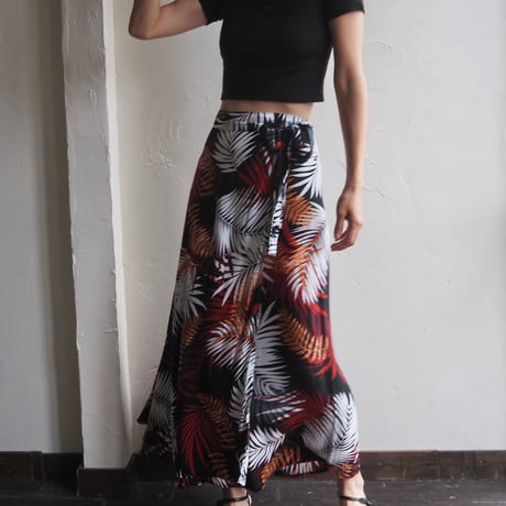 flare wrap skirt