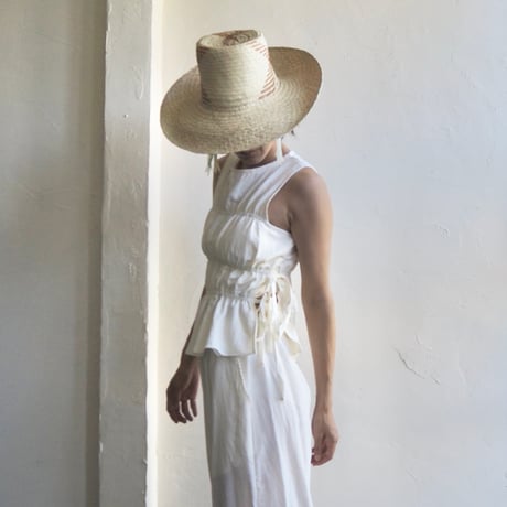gathered peplum set up