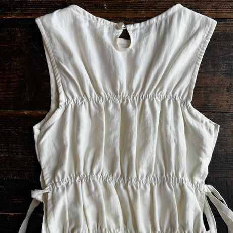 gathered peplum set up