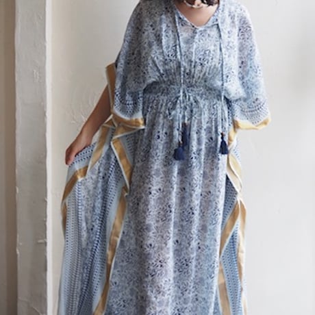 cotton caftan dress