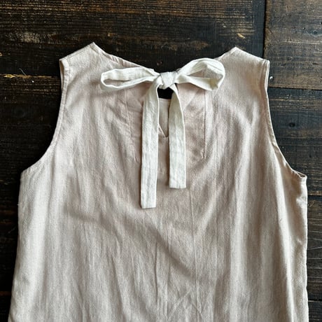 back ribbon tunic