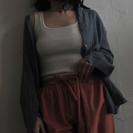 gaze cotton shirt - cold colors -