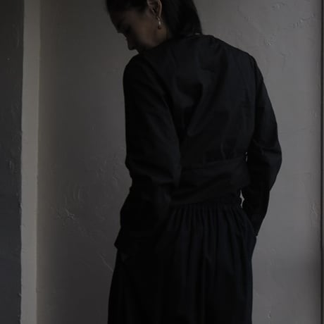 belt asymmetric blouse