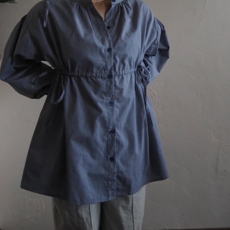 waist ribbon shirt
