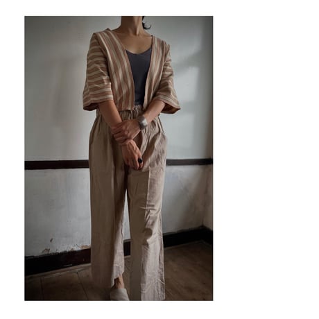 karen hand weaving short gown