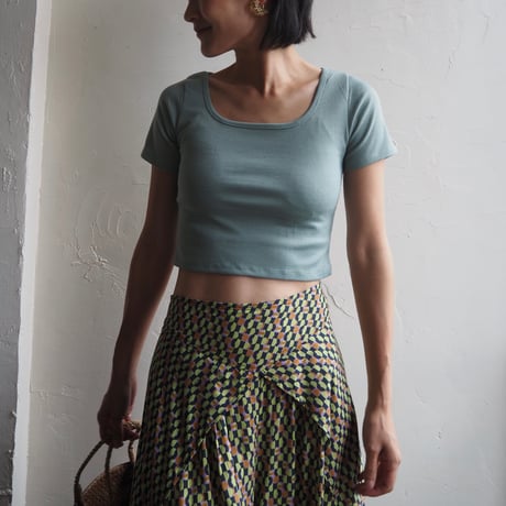 flare side up relax pants