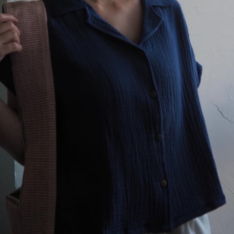 gaze cotton short sleeve shirt