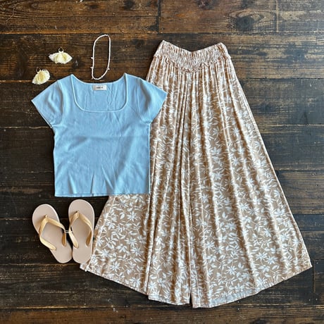 relax wide pants