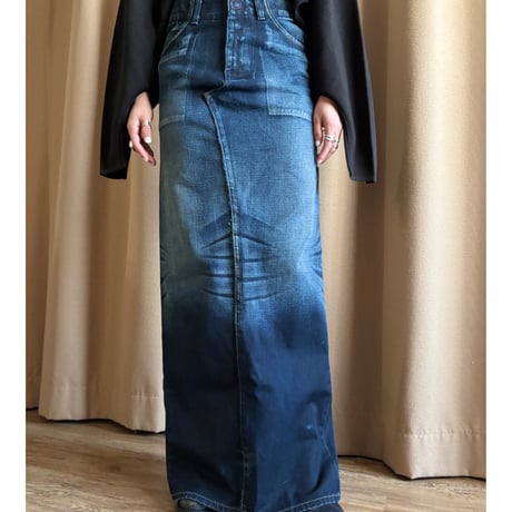 ツギハギパッチワーク2way❤️デニムリメイク・ミニファスナーポーチ＆タッセル付 ファスナー デニム リメイク - バッグ・財布・小物の人気通販