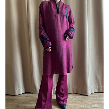 velour point ethnic vintage tunic-3636-9