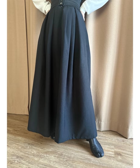 metal chain black vintage dress-4230-7