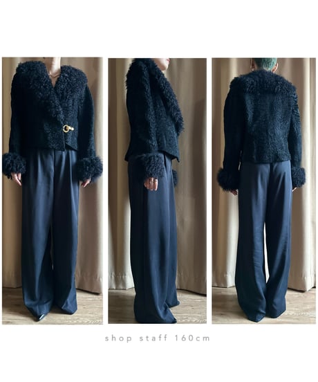 EMBA black mink fur volume jacket-3719-10
