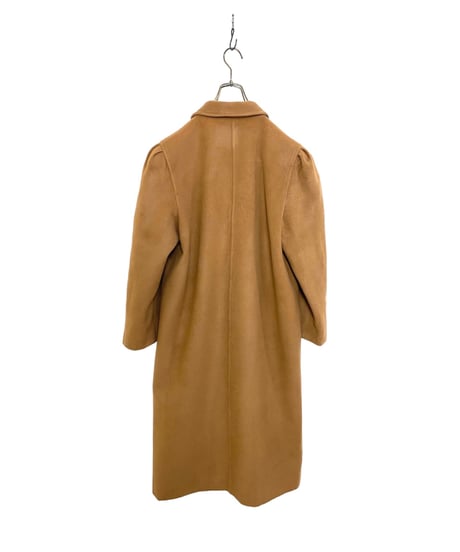 LOBJIE camel color power shoulder coat-3771-11