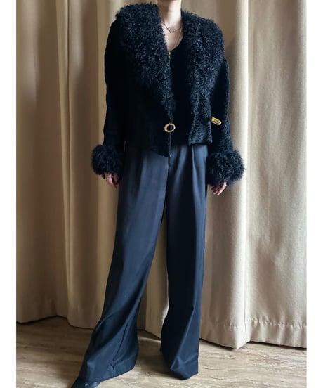 EMBA black mink fur volume jacket-3719-10