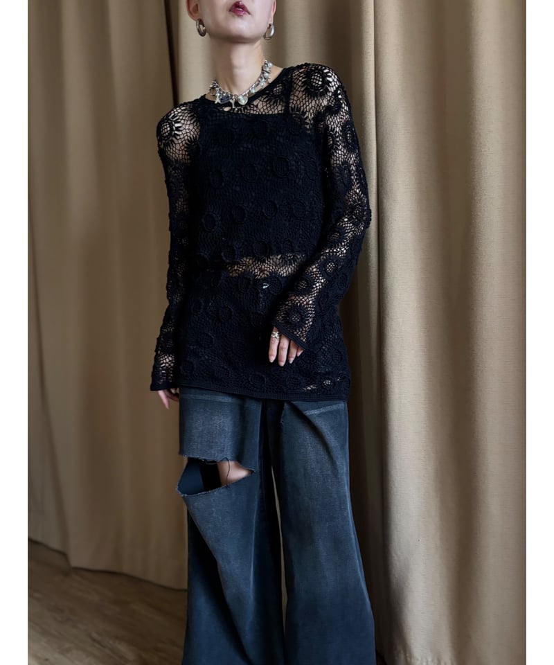 floral design crochet tops-4884-9 | COLLENTE vi