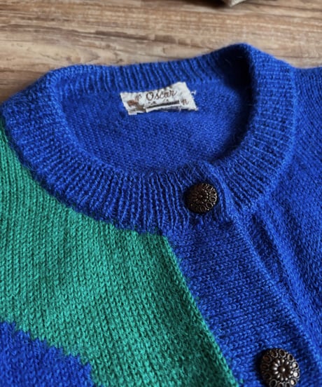 MADE IN PERU alpaca knit cardigan-4552-2