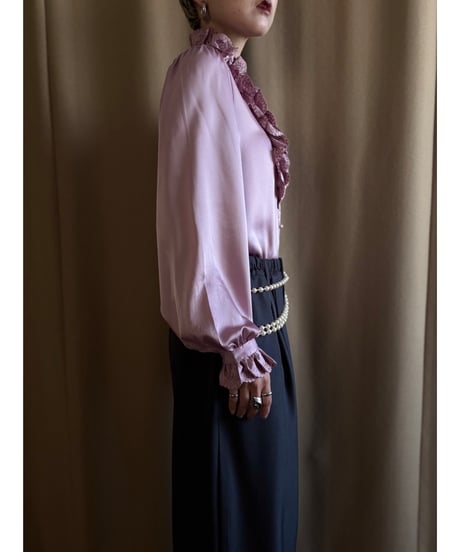 CAILORE volume frill shirt-4625-4