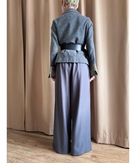 TRUNK HIROKO KOSHINO herringbone jacket-4447-11