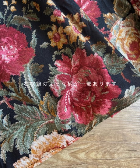 MADE IN U.S.A. floral pattern dress-4608-4