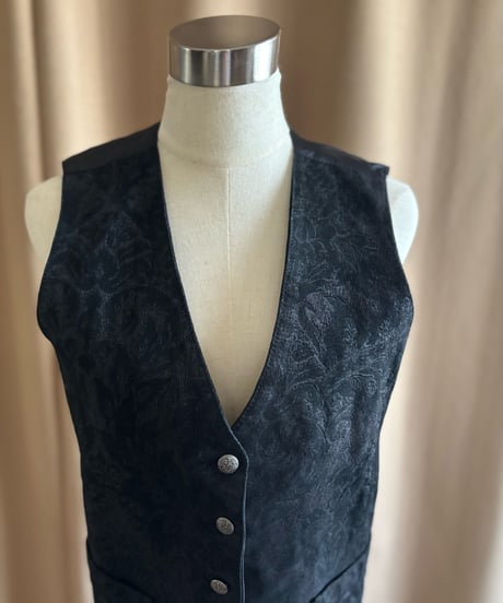WILSONS real leather vest-4586-3
