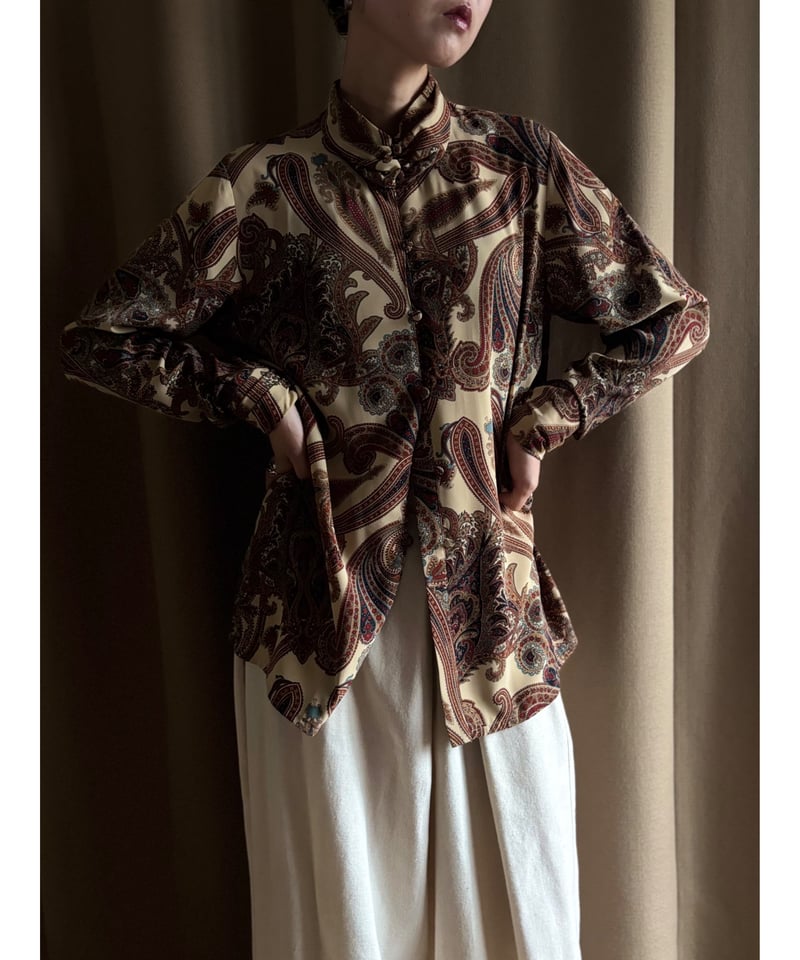 りーページ JOLIET paisley pattern shirt-5021-10 | COLLENTE