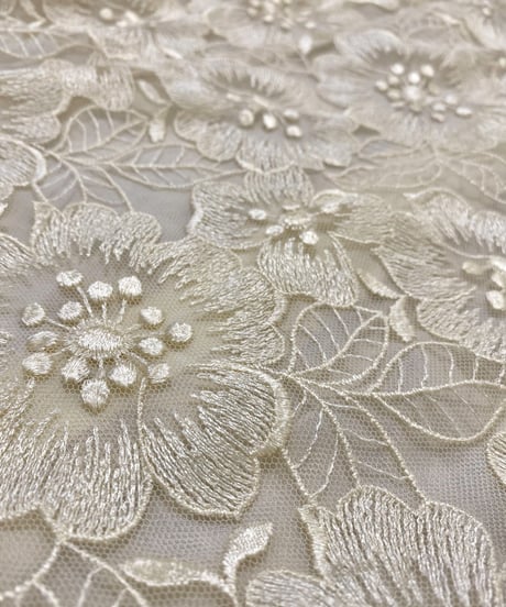lace embroidery mini dress-3642-9