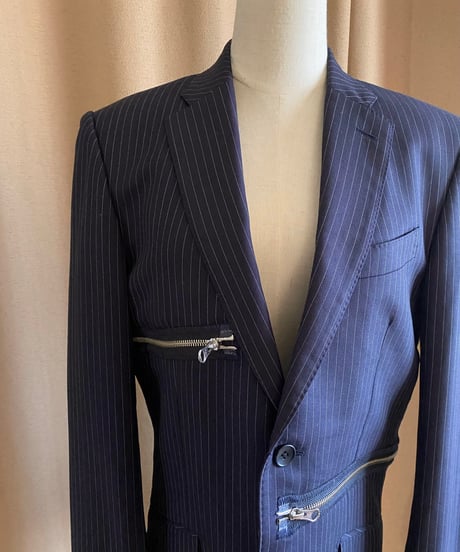 double zipper design remake jacket-3962-1