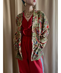 ethnic pattern shirt jacket-3993-2