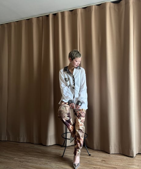 western painting artistic cotton pants-4615-4