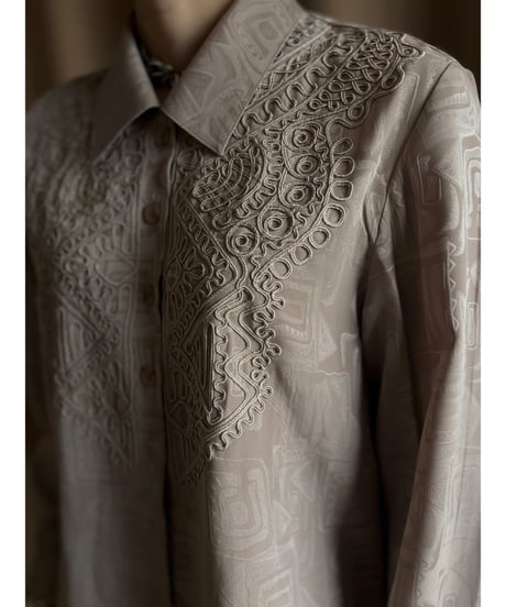 braid design jacquard shirt-4566-3