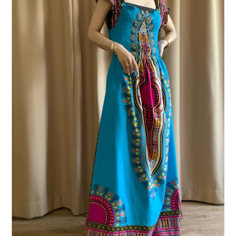 advance ethnic design  import cotton dress-2713-5