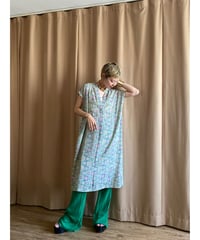 square pattern rétro dress-3549-7