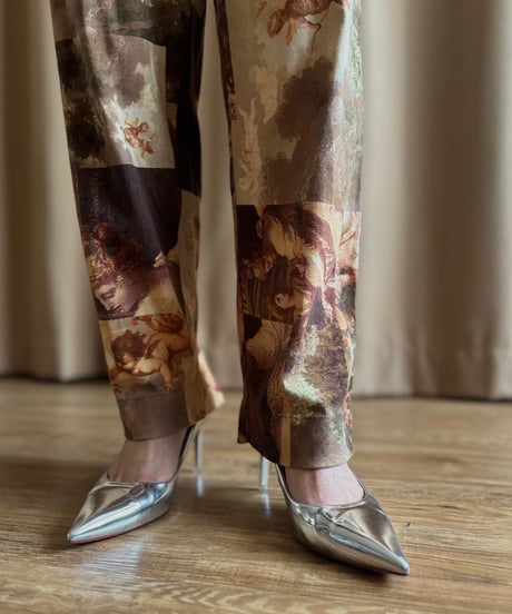 western painting artistic cotton pants-4615-4