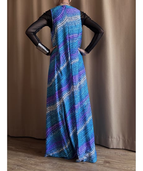 POMPADOUR import maxi dress-4599-3