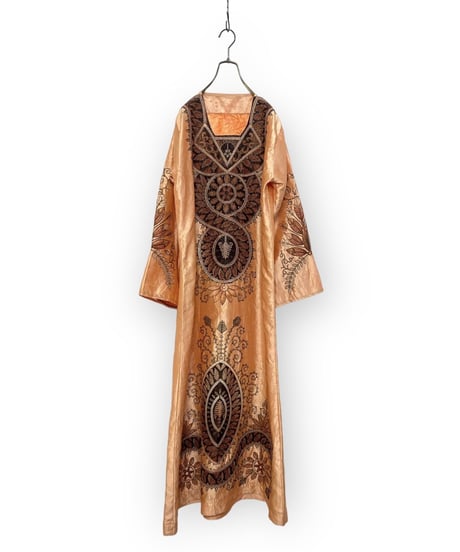 embroidery  design ethnic vintage dress-3277-2