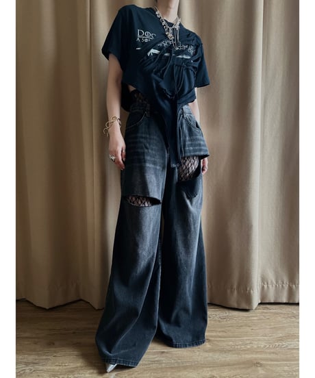 body suit design black remake t shirt-4259-7