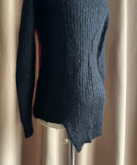 YASUTOSHI EZUMI zipper design knit-4564-3